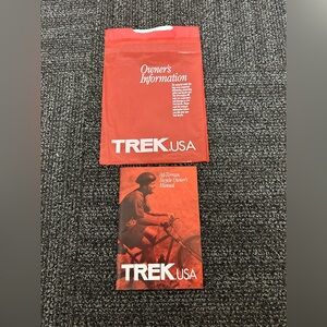 Vintage 1992 Trek U.S.A. Bike Bicycle All-Terrain Bicycle Owners Manual